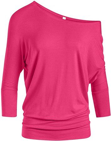 Off The Shoulder Tops, Dolman Top, Draped Top, Shoulder Tops, Off Shoulder Sweater, Womens Jersey, Tunic Styles, Round Neck Tops, One Shoulder Tops