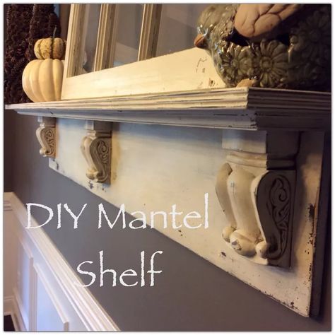 Diy Mantel Shelf, Diy Mantle, Diy Mantel, Corbel Shelf, Wooden Mantel, Mantle Shelf, Wood Mantels, Mantel Shelf, Diy Fireplace