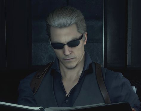 Albert Wesker Re4, Albert Wesker Re4 Remake, Resident Evil Wesker, Re4 Remake, Evil Characters, Albert Wesker, Resident Evil Collection, Fictional Men, Jill Valentine