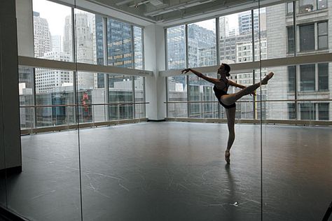 Dance Studio with a view Julliard School Aesthetic Dance, Dance School Aesthetic, Dance Studio Design, Dance Vibes, Summer Intensive, Joffrey Ballet, Dancer Lifestyle, Dance Studios, Ballet Studio