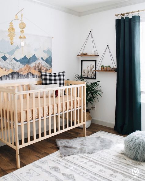 1,193 Likes, 86 Comments - Cait Pappas (@nest.out.west) on Instagram: “Our entire home’s interior was painted today by K&R Painting (if you’re local, give them a call!),…” Mallard Nursery, Mallard Duck Nursery, Duck Nursery, Kinetic Mobile, Dream Nurseries, Handmade Wooden Toys, Open Ended Toys, Out West, K R