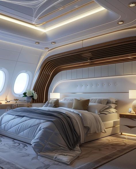 Luxury Plane Interior, Luxury Private Jets Interior, Private Plane Interior, Airplane Hotel, Flying Private, Jet Interior, Private Jet Plane, Private Planes, Private Jet Interior