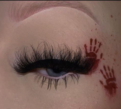 Kill Makeup Halloween, Simple Halloween Makeup Looks For Work, Halloween Eye Makeup Looks, Halloween Eyeliner, Spider Web Makeup, October Makeup, Spider Makeup, Holloween Makeup, Creepy Makeup