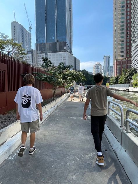 Bangkok Aesthetic, Bangkok Outfit, Outfit Inspo Men, Aesthetic Street, Street Style Aesthetic, Style Aesthetic, Men Street, Bangkok, Street Style