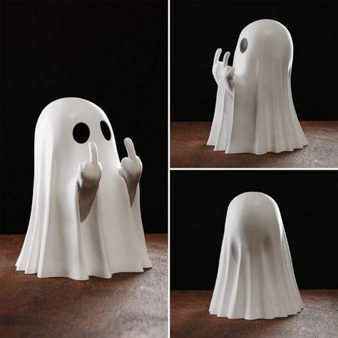 PRICES MAY VARY. Halloween Ghost Dog Walking Decoration: The Ghost Walking Dog Statue features an adorable ghost dog, meticulously handcrafted with attention to detail. Its blend of cuteness and spookiness makes it a delightful addition to any Halloween-themed decor, perfect for rustic, farmhouse, or cottage-style spaces, bookshelves, and displays. High-Quality Materials: Available in four sizes, this ghost dog statue is made from durable resin, ensuring it is both sturdy and resistant to wear. Ghost Halloween Decorations, Ghost Walking Dog, Garden Corridor, Dog Pumpkin, Air Clay, Halloween Clay, Walking Dog, Pretty Halloween, Escape Room Game