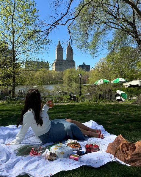 something so special about taking your bestie to central park for the first time 🪿⛲️🧺✨ shop this outfit on my LTK!!! #abercrombie #centralpark #cherryblossoms #dolcevitashoes #picnic #outfitinspo #nycactivity #newyork Central Park Outfit, Picnic In Central Park, Central Park Picnic, Park Picnic, Weekend Activities, Picnic Time, Park Photos, Dolce Vita Shoes, Spring Day