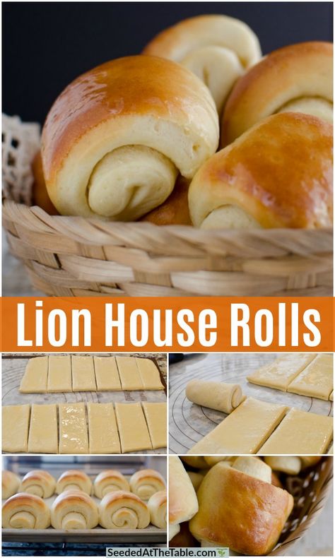 Lion House Rolls, Lion House, Famous Recipes, Pane Dolce, Cloud Bread, Dinner Rolls Recipe, Simple Food, Bread Roll, Food Favorites