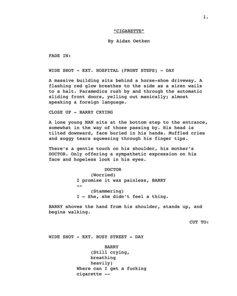 which do you rely on: luck or fate? is there even a difference? 🎱 a lil sum different today. the beginnings of a short film script i’m writing for a screenwriting class i’m taking this semester. called “brickyard” following a young man named barry who involuntarily gets caught up in a crime syndicate after befriending a guy named manny and getting hooked on playing pool for profit. inspired by the local bar downtown, i just like the name and thought it fit the theme im going for. it’s still ... How To Write A Script For A Short Film, How To Write A Short Film, Short Film Ideas, Short Film Scripts, Playing Pool, Filmmaking Inspiration, Film Script, Play Pool, Script Writing