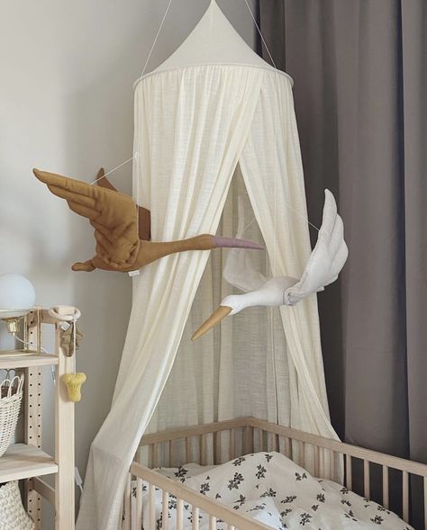 Canopy Over Crib, Linen Canopy, Nursery Guest Room, Nursery Nook, Nursery Canopy, Baby Canopy, Baby Room Inspiration, Nursery Room Inspiration, Nursery Baby Room