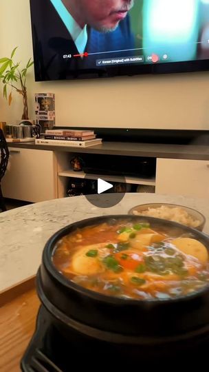 2.1K views · 67 reactions | Spicy Tofu Stew, the perfect solo dinner ✨ #tofu #spicy #dinner #TiffyCooks | Tiffy Cooks Solo Dinner, Tofu Spicy, Spicy Dinner, Tofu Stew, Tiffy Cooks, 1k Views, Stew