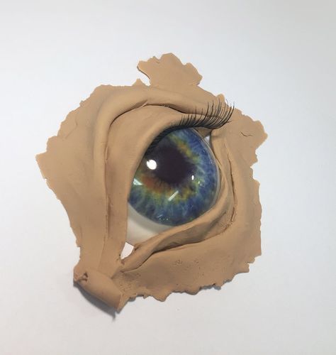 Sculpting Eyes In Clay, Clay Eyes Tutorials, Clay Eyes Sculpture, Diy Resin Eyes, Eye Clay, Clay Eyes, Clay Eye, Clay Frame, Crafts Clay