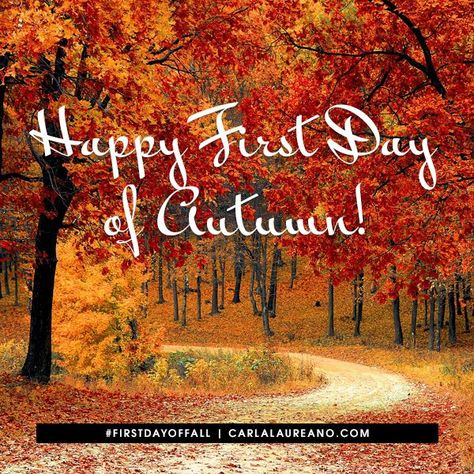 Happy first day of autumn! How will you celebrate the new season? 1st Day Of Autumn, My Favorite Color Is October, Pumpkin Patch Pictures, October Quotes, First Day Of Autumn, Season Quotes, Happy October, Fall Inspiration, Autumn Quotes