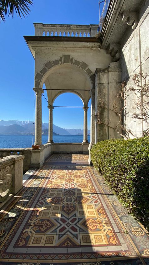 Villa Monastero Lake Como, Villa Monastero Varenna, Villa Aurelia, Lakecomo Italy, Villa Monastero, Cortona Italy, Italy Villa, Building Aesthetic, Italian House