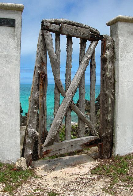 Cedar Gate, Wooden Gate, Cottage By The Sea, Sea Side, Fence Gate, Beach Living, Beautiful Doors, Garden Gates, Coastal Living