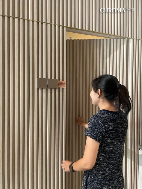 Another concealed door installation! Please feel free to approach our team to discuss your requirements 😀 📞 Whatsapp: https://wa.me/6587886890 💬 FB Message: http://m.me/chromaliving 🌐 Website: https://chroma-living.com/collections/fluted-wall 📍 Location: 62 Ubi Road 1 #01-41 Oxley Bizhub, 2, Singapore 408734 Fluted Wall Panel, Fabric Wall Panels, Concealed Door, Fluted Wall, Hidden Door, Decorative Wall Panels, Door Installation, Wall Panel, Fabric Wall