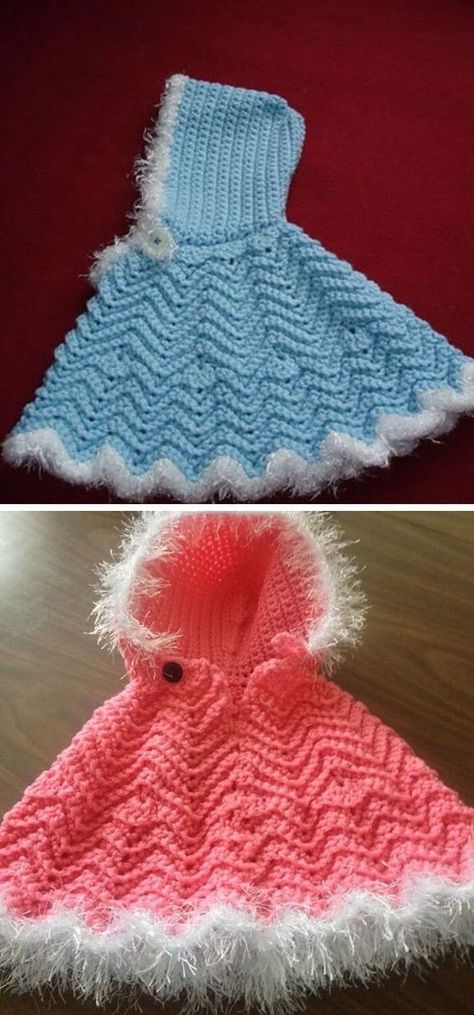 15 Crochet Kids Capes & Poncho Free Patterns & Instructions Crochet Cape Pattern Free, Cape Pattern Free, Kids Capes, Crochet Poncho Patterns Kids, Toddler Crochet Patterns, Crochet Poncho Patterns Easy, Toddler Poncho, Crochet Baby Poncho, Fall Market