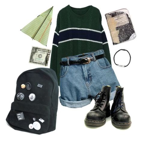 Look 80s, 90s Fashion Grunge, Fashion 90s, Grunge 90s, Diy Vetement, Fashion Grunge, Outfits Polyvore, 90s Fashion Outfits, Grunge Look