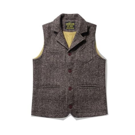 AU $79.22 35％ Off | Amekaji Vintage Wool Waistcoat Men Winter New British Lapel Thick Double Layer Multi-pocket Suit Collar Vest Retro Cardigan Vest Men Waistcoat, Retro Cardigans, Wool Waistcoat, Tweed Vest, Waistcoat Men, Collar Vest, Suit Collar, Chunky Wool, Vests Mens