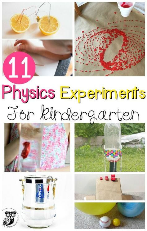 What awesome science experiments for learning forces and motion! Introduce children to a lifelong love of science, math, and physics with these simple physics experiments for kids! Physics Experiments For Kids, Awesome Science Experiments, Math And Physics, Forces And Motion, Science Experience, Physics Lessons, Physics Experiments, Kid Science, Experiments For Kids