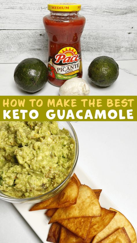 Keto Guacamole Recipe Easy, Low Carb Guacamole Recipes, Gluten Free Guacamole Recipe, Keto Guacamole Recipe, Keto Dips, Chopping Onions, Guacamole Recipe Easy, Optavia Recipes, Low Carb Mexican