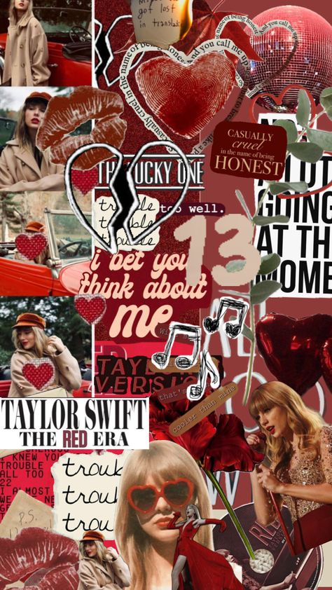 Red Taylor Swift❤️✨ #red #taylorswift #fyp #wallpaper #likeifyoureaswiftie Taylor Swift Collage, Taylor Swift Red Album, Red Taylor Swift, Taylor Swift Posters, Taylor Swift Red, Red Taylor, Taylor Swift Wallpaper, Red Wallpaper, Taylor Swift