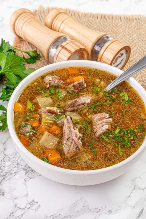 Short Rib Soup Short Ribs Soup Recipe, Beef Short Rib Soup Recipes, Beef Rib Soup Recipes, Short Rib Soup Recipe, Rainy Day Food Dinners, Beef Short Ribs Soup, Short Ribs Soup, Ribs Soup Recipe, Beef Rib Soup