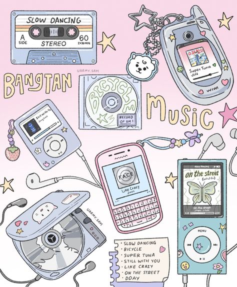 Frames Design Graphic, Kpop Posters, Arte Sketchbook, Flower Phone Wallpaper, Journal Stickers, Cute Doodles, Bts Fanart, Retro Gaming, Art Sketchbook