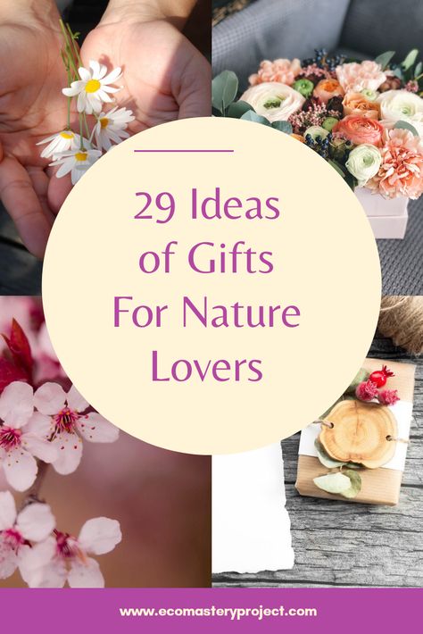 Selecting a gift for a nature lover can be challenging! You recognize they have all the necessities; thus, what else do you purchase them? Hopefully, this list of gifts for nature lovers will give you some ideas Gifts For Flower Lovers, Nature Lover Gifts, Cucumber Trellis Diy, Nature Gift Ideas, Zero Waste Holiday, Nature Gifts, Earth Gift, Zero Waste Gifts, Eco Gifts