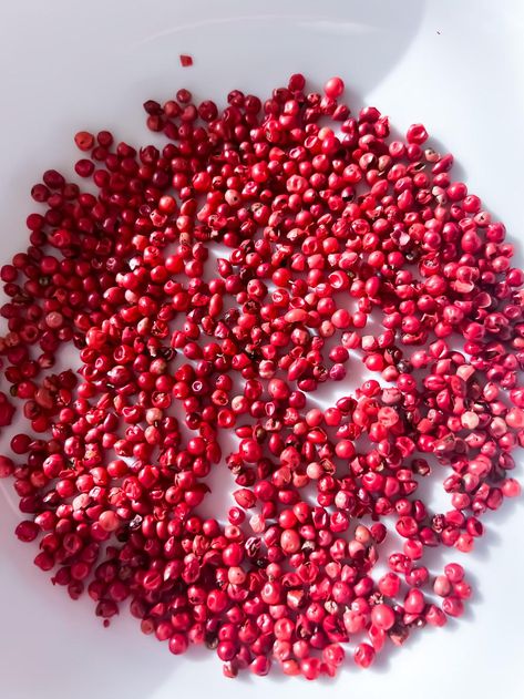 Pink Peppercorn Recipes, Scent Board, Roku Gin, Kristen Kish, Sourdough Focaccia, Types Of Peppers, Boards Ideas, Pink Peppercorn, Glossier You