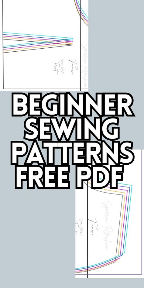 Beginner-Friendly Sewing Patterns with Simple Tutorials How To Read Sewing Patterns, Free Printable Sewing Patterns For Beginners, Summer Sewing Patterns Free, Free Sewing Patterns For Beginners Clothes, Boho Sewing Patterns Free, Free Patterns Sewing Printable, Beginner Friendly Sewing Patterns, Free Sewing Patterns Printable Templates, How To Sew Clothes For Beginners