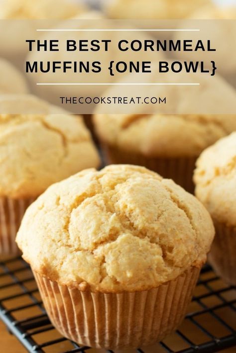 Cornmeal Muffins Recipe, Farmhouse Cooking, Cornbread Biscuits, Cornmeal Recipes, Cornmeal Muffins, Cornbread Recipe Sweet, Baking Conversions, Cornbread Muffins, Healthy Muffin Recipes