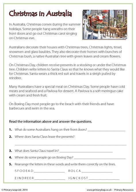 Click to close or click and drag to move Australia Worksheet, Christmas Reading Comprehension, Esl Reading, Christmas In Australia, Christmas Reading, Christmas Worksheets, Holidays Around The World, Christmas School, English Activities