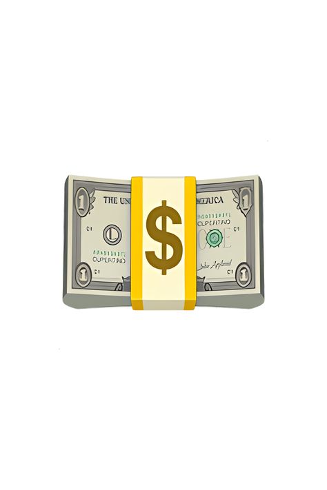 The 💵 Dollar Banknote emoji depicts a rectangular piece of paper with a green hue. The front of the banknote features the portrait of a famous American figure, likely a president, in the center. The denomination of the banknote, "100," is written in large font in the bottom right corner. The back of the banknote features an image of Independence Hall in Philadelphia, Pennsylvania. Overall, the emoji resembles a typical United States one hundred dollar bill. Money Emoji Wallpaper, Money Emoji Iphone, Money Emoji, Wave Emoji, Wow Emoji, Apple Emojis, Lego Hotel, Good Apps For Iphone, Ios Emoji