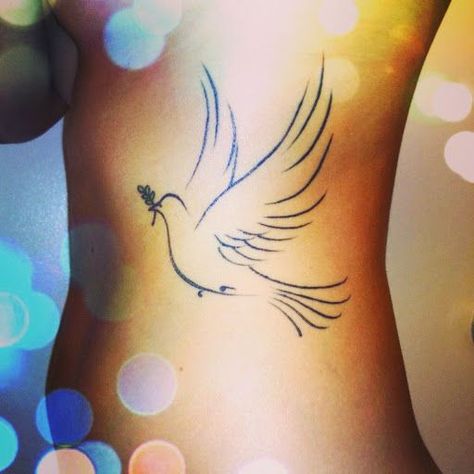 Peace Dove Tattoos, Bird Tattoos Arm, Tiny Bird Tattoos, Dove Tattoo Design, Tattoo For Boyfriend, Dove Tattoos, Small Chest Tattoos, Tattoo Bird, Dove Tattoo