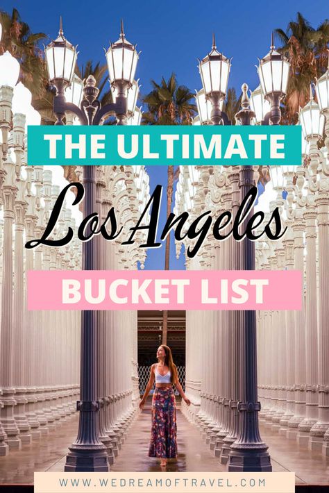 Los Angeles Trip, Los Angeles Bucket List, Los Angeles Itinerary, Summer Bucket List For Teens, Los Angeles Travel Guide, Los Angeles Aesthetic, Things To Do In La, Los Angeles Downtown, Visit Los Angeles