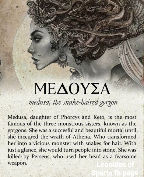 Medusa Greek Mythology, Greek Mythology Goddesses, Greece Mythology, Medusa Art, Snake Hair, Greek Mythology Gods, Greek Mythology Tattoos, Mythology Tattoos, Greek Gods And Goddesses