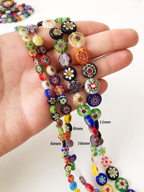 Plastic Jewelry, Evil Eye Jewelry, Jewelry Maker, Beading Supplies, Bead Strand, Diy Inspiration, Cute Jewelry, Round Glass, Color Splash