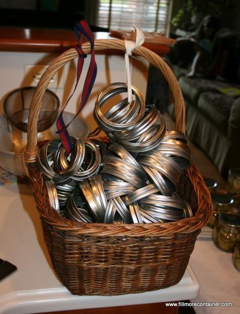 Jalapeno Bites, Canning Jar Storage, Rings Storage, Canning Peaches, G One, Canning Supplies, Empty Jar, Ring Storage, Jar Storage