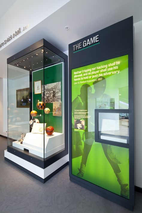 The National Football Museum, Manchester http://www.nationalfootballmuseum.com/ Museum Layout, Football Museum, The National, Manchester, Layout, Football, Design, American Football