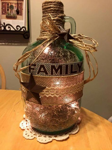 :)                                                                                                                                                     More Gallon Jugs Crafts, Glass Jugs Crafts, Wine Jug Crafts, Painted Jugs, Diy Christmas Baskets, Jug Decor, Men With Beards, Gallon Glass Jars, Man With A Beard