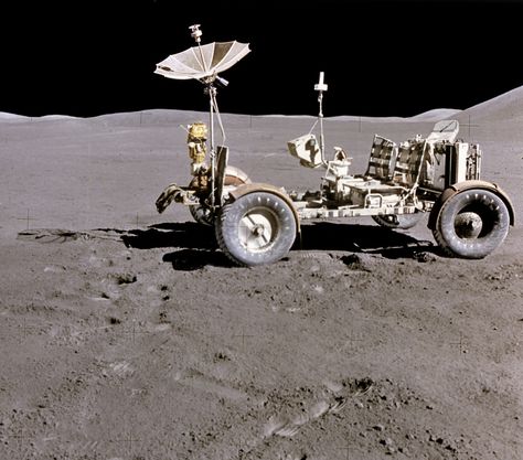 #OTD: First Lunar Rover Deployed on Moon by NASA's Marshall Space Flight Center Lunar Rover, Lunar Landing, Apollo Missions, Major Tom, Color Pictures, Ketogenic Lifestyle, Space Flight, On The Moon, Lead Generation