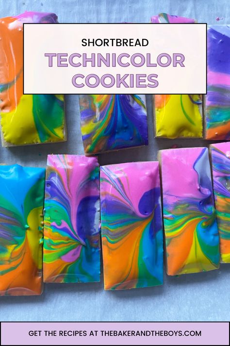 These fun and ultra delicious cookies are so fun to make and taste even better! They come together very quickly and just need to be given several hours to set completely before eating and sharing. Feel free to eat these without the icing (and related setting time)- they’re incredible on their own! Technicolor Cookies, Color Cookies, Rainbow Cookies Recipe, Colored Cookies, Rainbow Cookies, Delicious Cookies, Gel Food Coloring, Oranges And Lemons, Christmas Cooking