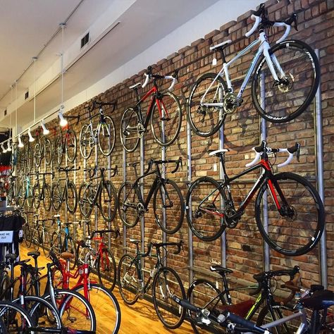 Bike Room Design, Bike Storage Design, Bike Rental Shop, Bike Rack Wall, Bike Storage Garage, Bicycle Stand, Bike Room, Bicycle Store, Bicycle Storage