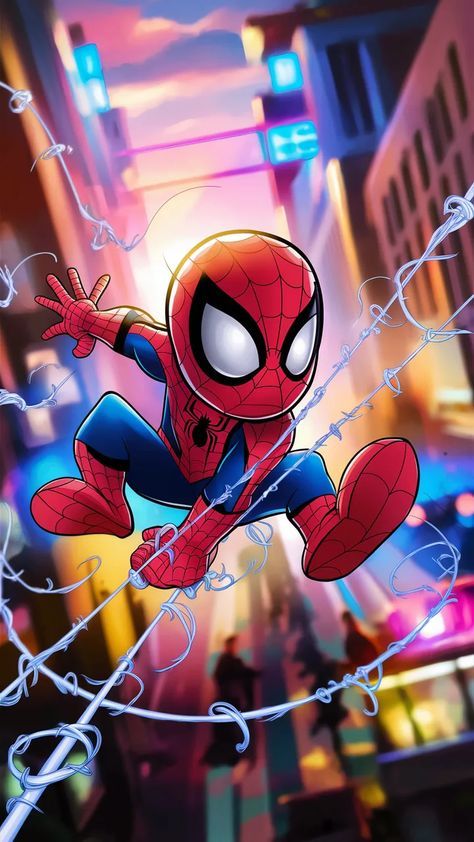 Cute Spider Man Wallpaper, Spidey Wallpapers, Spider Man Artwork, Background Spiderman, Spider Artwork, Spiderman Background, Wallpaper Spiderman, Spiderman Christmas, Spiderman Comic Art