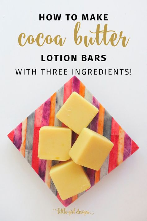 How to Make a Cocoa Butter Bar – Jennie Moraitis Homemade Face Lotion, Body Butter Vs Lotion, Diy Lotions, Cocoa Butter Lotion, Lotion Bars Diy, Homemade Lotion Bars, Lotion Bars Recipe, Solid Lotion Bars, Natural Body Lotion