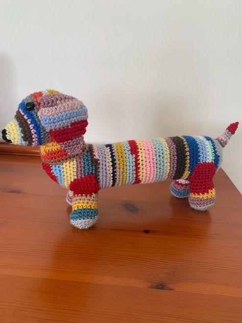 Crochet Sausage Dog, Daschund Dog, Christmas Gift Dog, 21 November, 20 November, 29 November, 13 November, Sparkly Eyes, 28 November