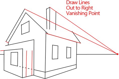 So hard to find a really great academic style drawing lesson. How to Draw a House in Perspective with an Easy Step by Step Tutorial House In Perspective, Perspective Techniques, 3d Drawing Tutorial, 3d Drawing Techniques, 2 Point Perspective Drawing, Linear Perspective, 2 Point Perspective, Perspective Lessons, Academic Style