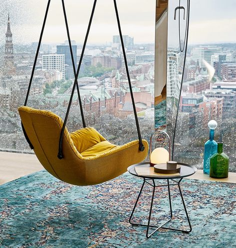 Hammock Chair Living Room, Suspended Chair, Kids Hanging Chair, Hanging Lounge Chair, Ceiling Chair, Indoor Hanging Chair, Design Folder, Hanging Chair Indoor, Indoor Swing Chair