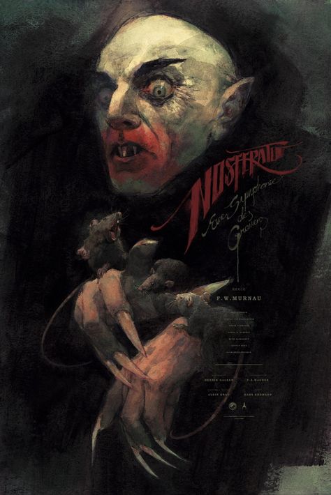 Nosferatu 1922, Rattus Rattus, Max Schreck, Fantasy Horror, Horror Artwork, Horror Posters, Horror Movie Art, Horror Show, Horror Movie Posters