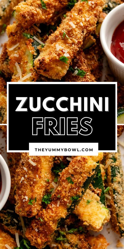 Enjoy a guilt-free treat with these Crispy Baked Zucchini Fries! Lightly seasoned and baked to perfection, they’re a nutritious alternative to traditional fries and perfect for dipping. #ZucchiniFries #HealthySnacks #BakedFries #VegetableRecipes #GuiltFreeTreats Crispy Baked Zucchini Fries, Crispy Zucchini Fries, Zucchini Fries Baked, Baked Zucchini Fries, Chicken Zucchini Casserole, Baked Zucchini, Bake Zucchini, Baked Fries, Summer Recipe